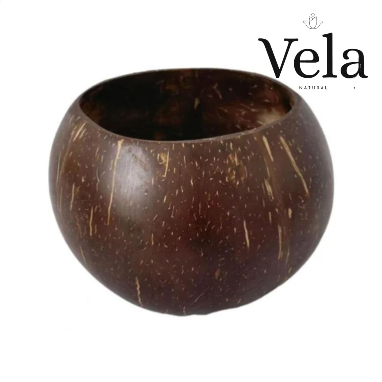 Hand-Polished Smooth Coconut Shell 400ml