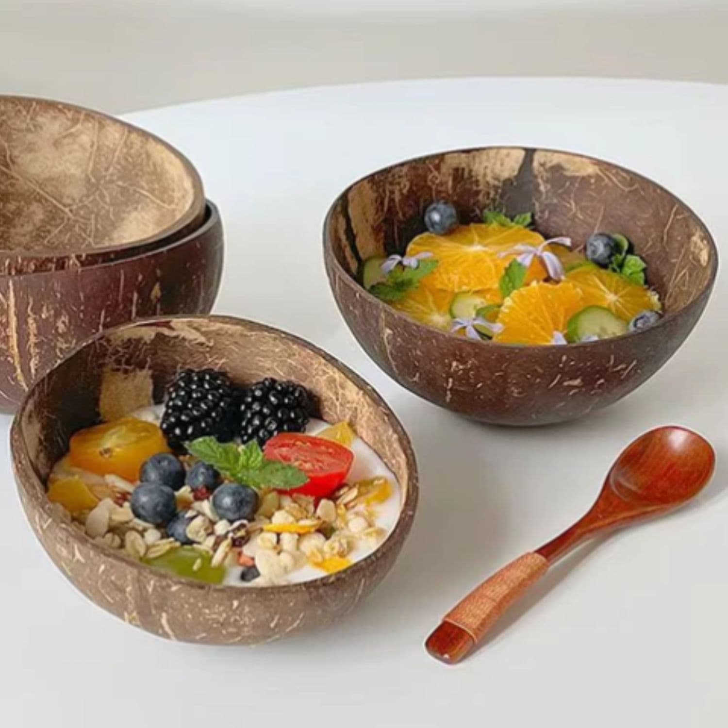 Jumbo Polished Coconut Bowl 500ml thumbnail 5