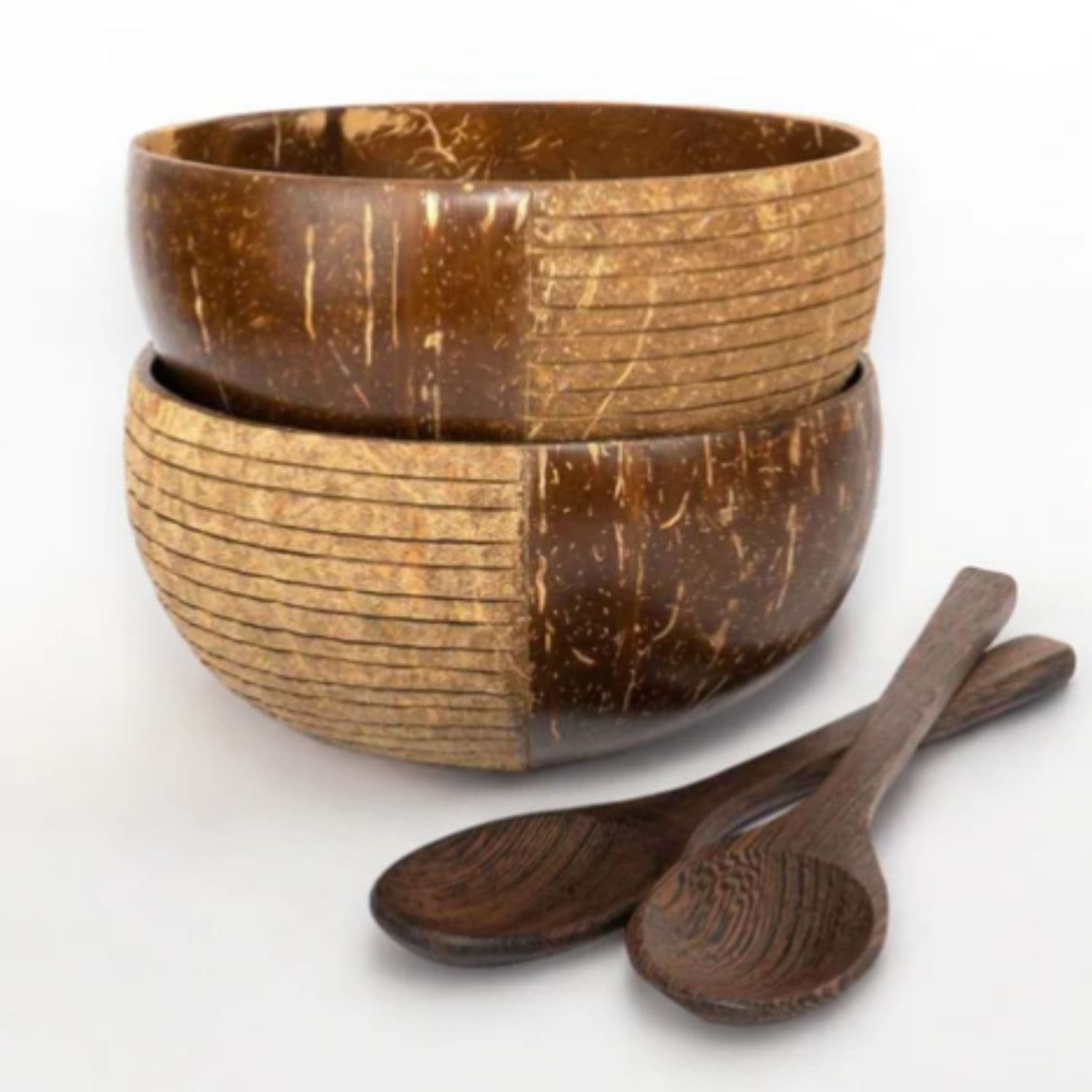 Jumbo Half Polished Natural Coconut Bowls 500ml alternate image