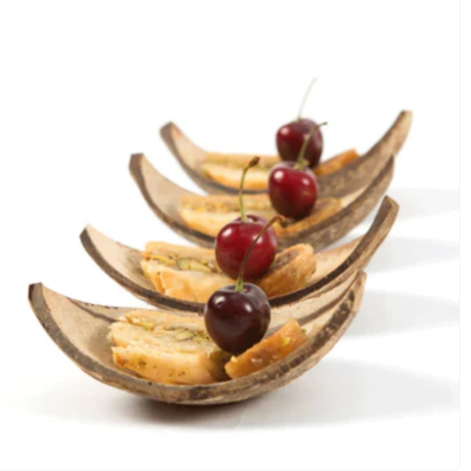 Coconut Shell Boats 10cm Semi Polished alternate image
