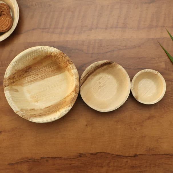 Wholesale Round Palm Leaf Bowls