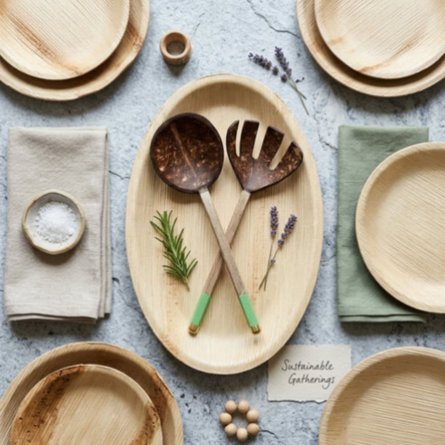 Salad Spoons - 1 Pack thumbnail 3