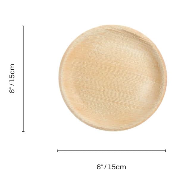 Wholesale Round Palm Leaf Plates alternate image