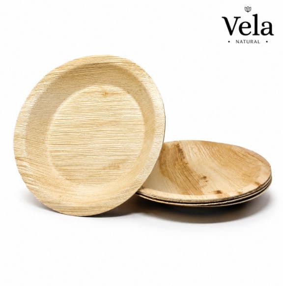 Wholesale Round Palm Leaf Plates alternate image