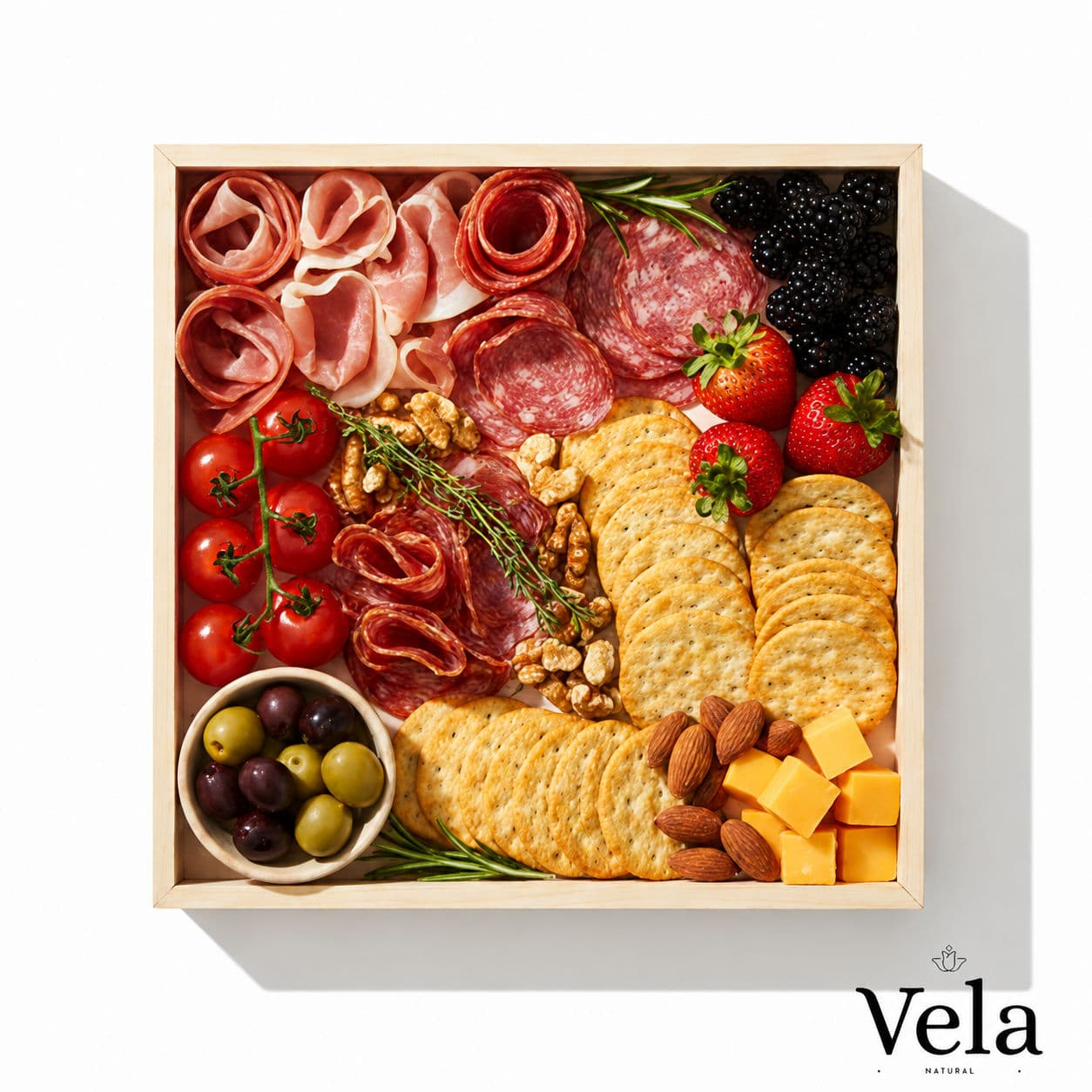 12" x 22" Rectangle Wooden Serving Trays - 2 Pack product image 1