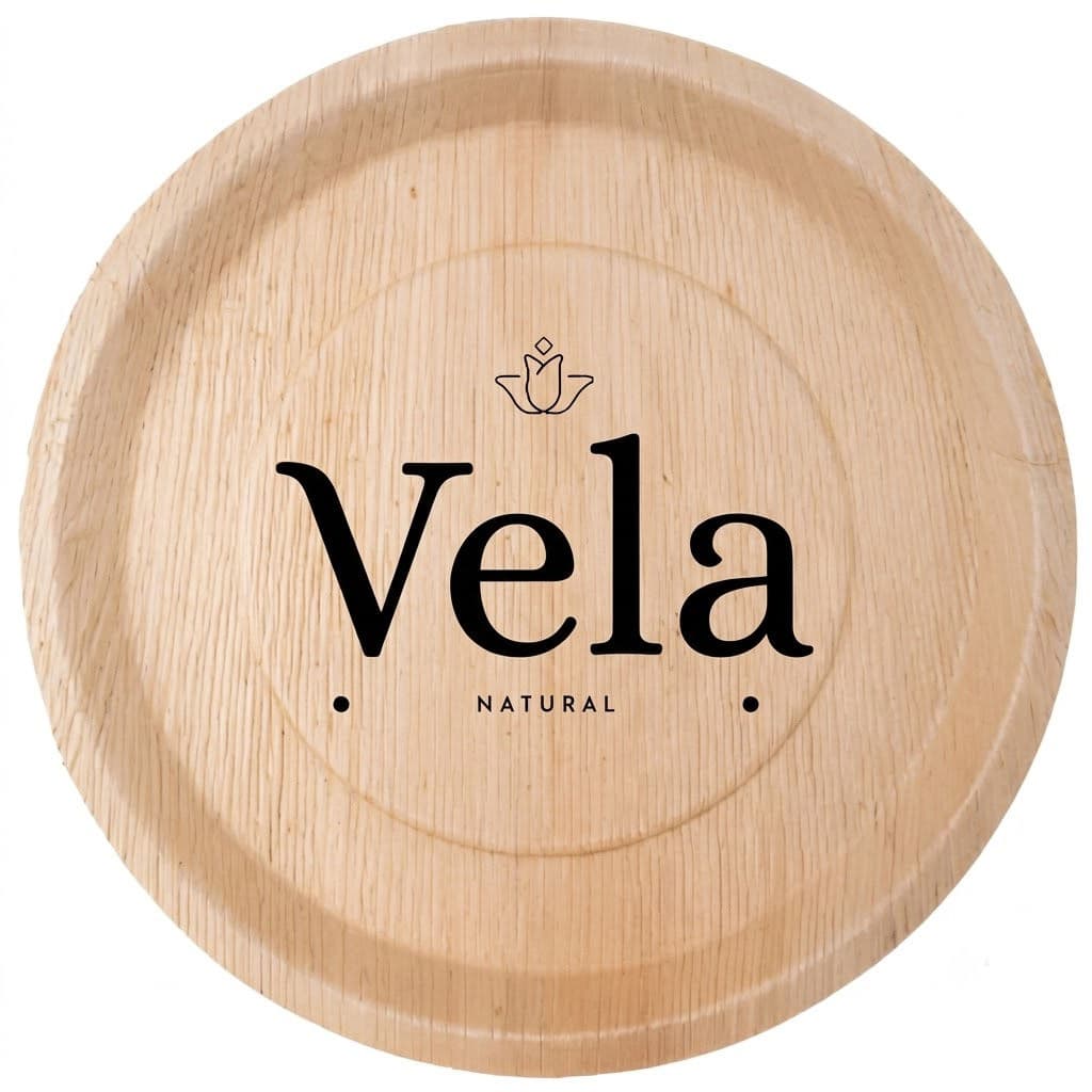 14" (36cm) X-Large Pizza Disposable Bamboo Plates - 100 Pack product image 1