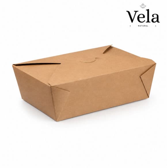 1,500ml Kraft #3 Hot Food Boxes