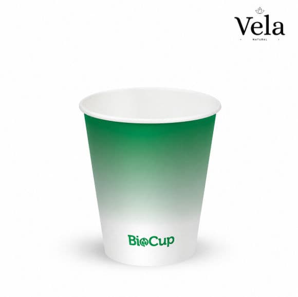 200ml / 6oz (80mm) Green Cold Paper BioCup