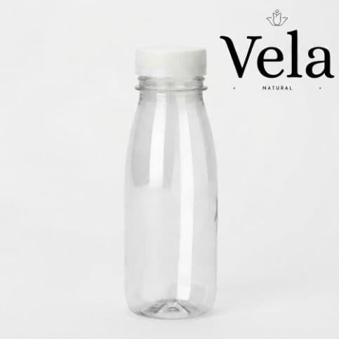 250ml RPET Bottles with Tamper Evident Lids