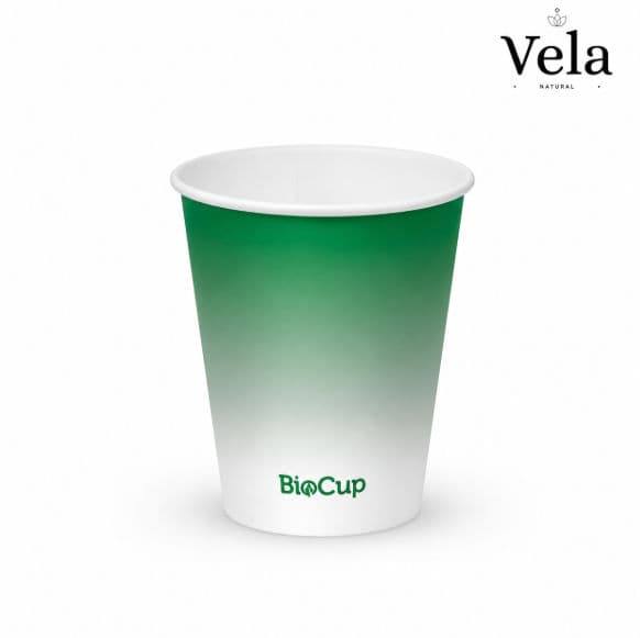 300ml / 10oz (90mm) Green Cold Paper BioCup