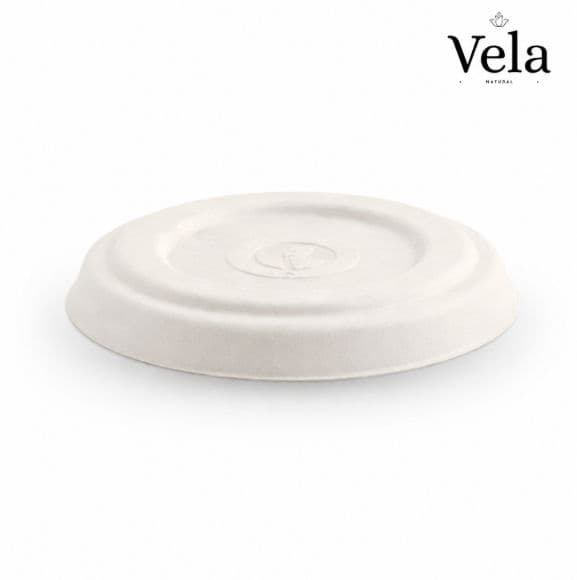 60ml White Plant Fibre Sauce BioCup Lid