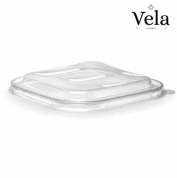 750ml-1,400ml Clear PP Square Takeaway Lid