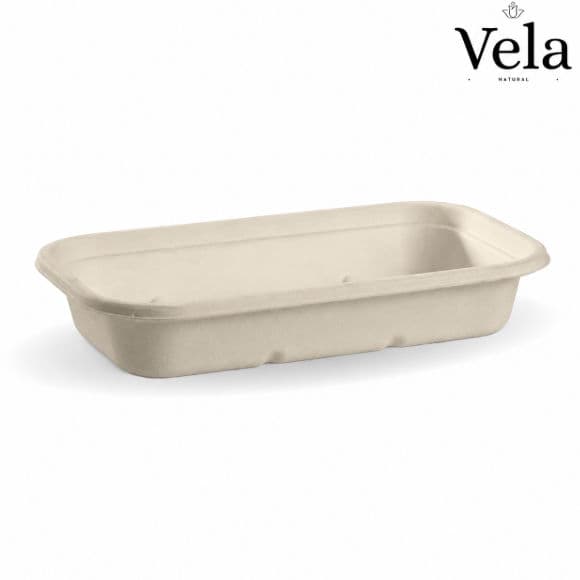 750ml White Plant Fibre Takeaway Base