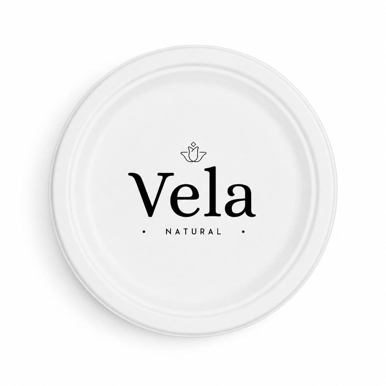 9" Disposable Round Bagasse Plate - Compostable & Eco-friendly