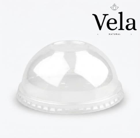 90mm PET Clear Large Domed Lid