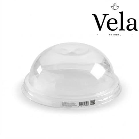 Clear PLA Dome X-Slot Lids to Fit 60-280ml PLA BioCups