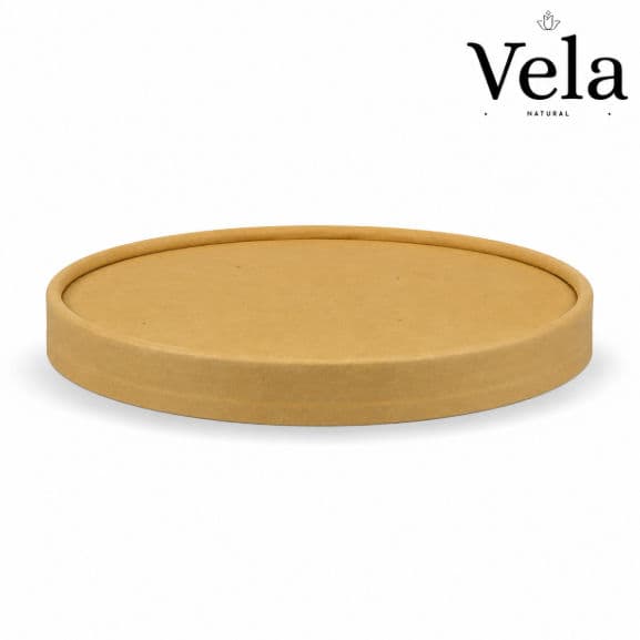 Kraft Lid to Fit 500/750/1,000ml Kraft Salad Bowl