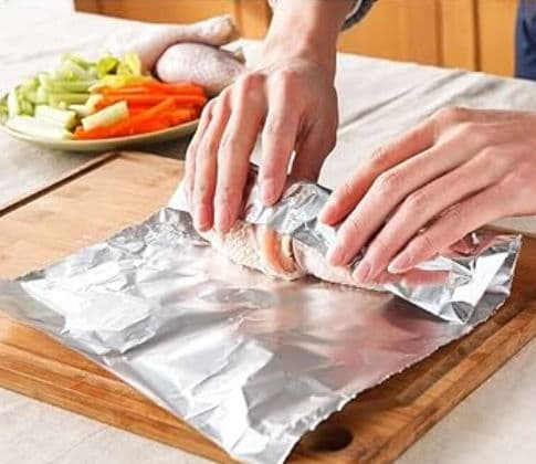 XL Aluminium Tin Foil 75 Meter (45cm wide) Cutterbox - 1 Unit product image 4