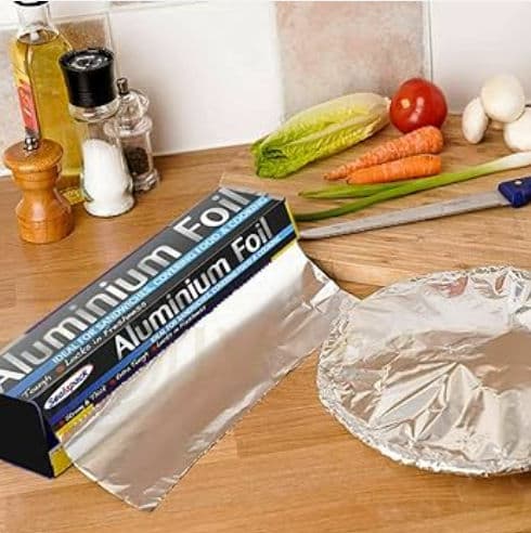 XL Aluminium Tin Foil 75 Meter (45cm wide) Cutterbox - 1 Unit product image 2