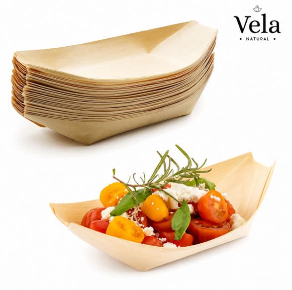 Wholesale Wooden Food Boats
