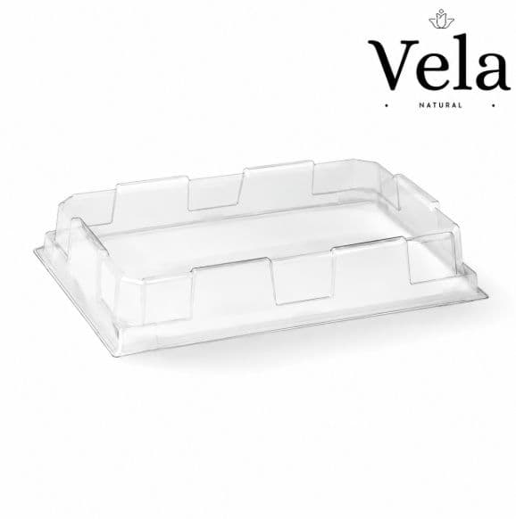 Small BioBoard Sushi Tray PET Lid