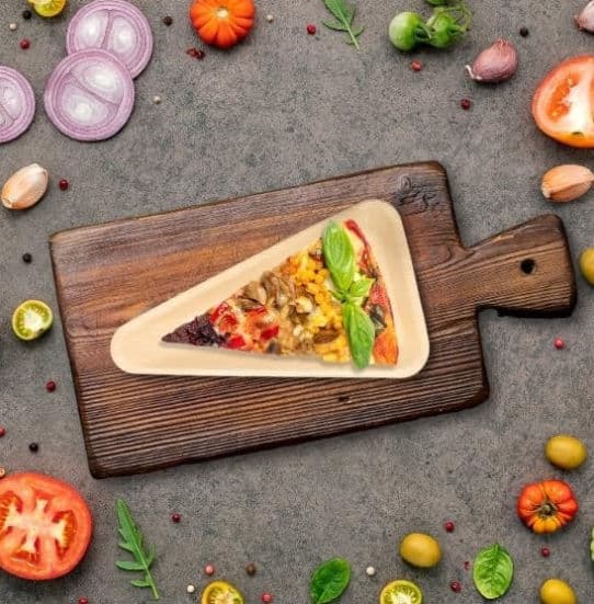 Triangle Disposable Tray 10" (25cm) - 25 Pack product image 4