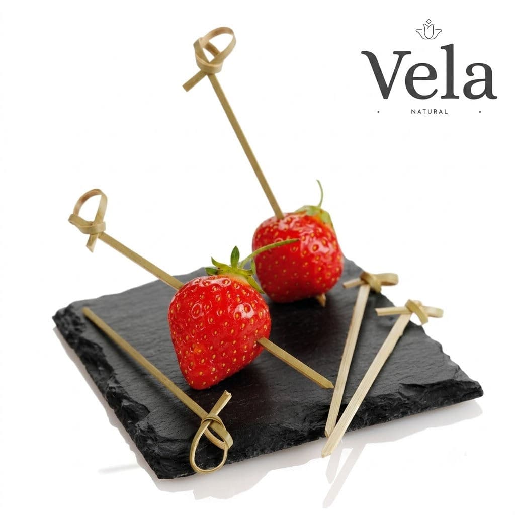 Wooden Bamboo Looped Skewers 9cm (100 pack) product image 2
