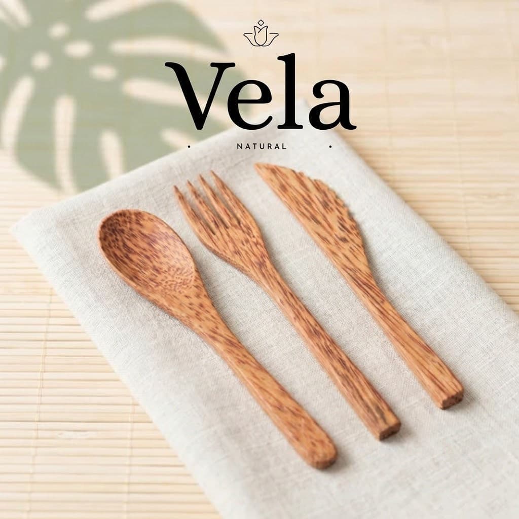 Wooden Cutlery 3 pc set - 1 Pack product image 2
