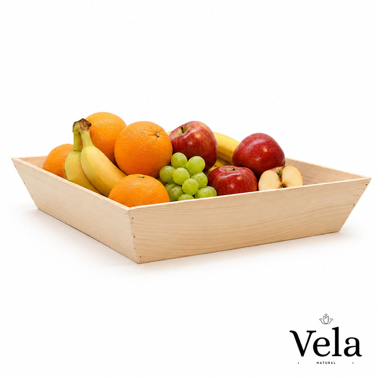 14" x 14" Deep Inclined Wooden Tray - 10 Pack product image 1